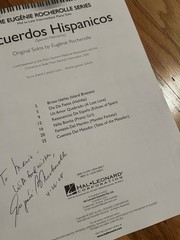 2007 RECEURDOS HISPANICOS SHEET MUSIC BOOK