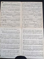 1950&Prime;s Vintage Lot of 5 Sheet Lyrics Words Music