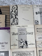 Genuine Vintage Choral Sheet Music Book Lot of 14 Musical Choir Ephemera Lot