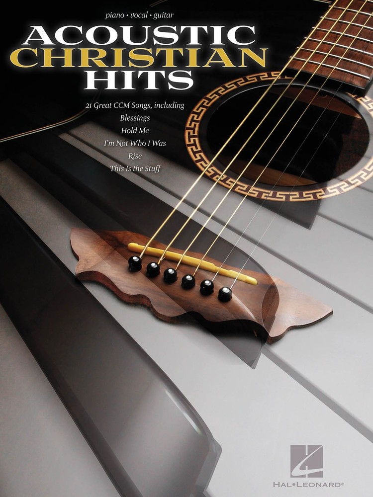 Acoustic Christian Hits Piano Sheet Music Guitar Chords 21 CCM Songs Book
