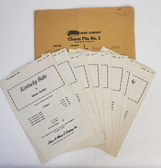 9 Vintage 1924 Choral Choir Sheet Music Kentucky Babe Adam Geibel TTBB Piano