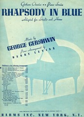 Rhapsody in Blue Sheet Music George Gershwin Piano Harms 1939 Henry Levine