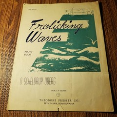 Frolicking Waves Sheet Music Oberg Theodore Presser Piano Solo