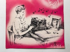 1944 « Typewriter Serenade » Irene Higgingbotham Sheet Music Book – Underwood