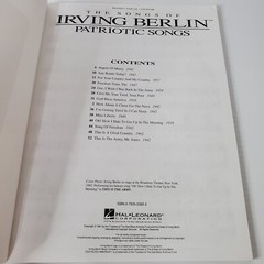The Songs Of Irving Berlin Patriotic Piano Vocal Guitar Songbook Sheet Music