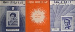 Lot of 40+ 1950s Vintage Sheet Music Pieces – All G or VG Condition
