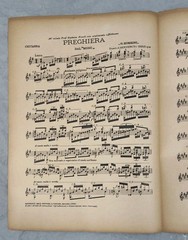 Benvenuto Terzi Guitar Sheet Music Classical Italian Op 20 Preghiera Rare Italy