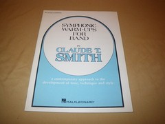 SYMPHONIC WARM-UPS FOR BAND by CLAUDE T. SMITH – MUSIC BOOK for TENOR SAXOPHONE