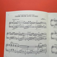 1971 Theme From Love Story Sheet Music