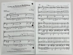 Come on Down to Bethlehem John Parker Joel Raney SATB Chorus Piano Sheet Music