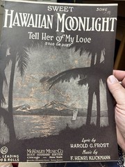 3 Hawaii Vintage Sheet Music, 2 Sizes, 1 Price