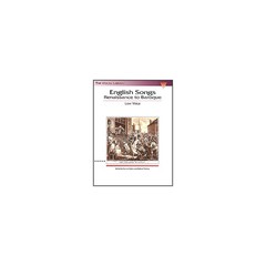 English Songs Renaissance To Baroque for Low Voice (The Vocal Library Series)