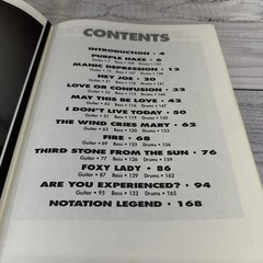 JIMI HENDRIX ARE YOU EXPERIENCED Guitar Bass Tabs Drums Song Book Plus Magazine