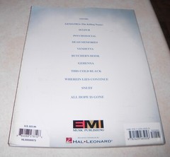 2008 Slipknot All Hope Is Gone Songbook 128 pages