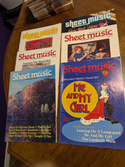 Lots of Sheet Music Magazine – You choose the Year! Guitar/Piano/Organ
