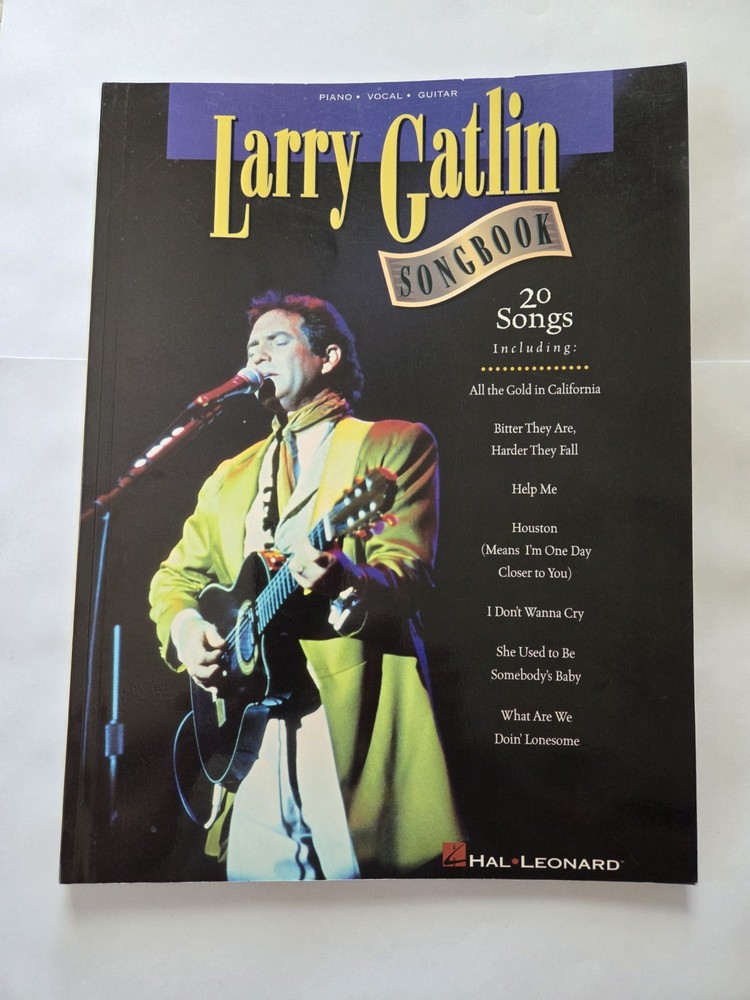 Larry Gatlin 1996 Songbook Piano Guitar Vocals 20 Songs All The Gold