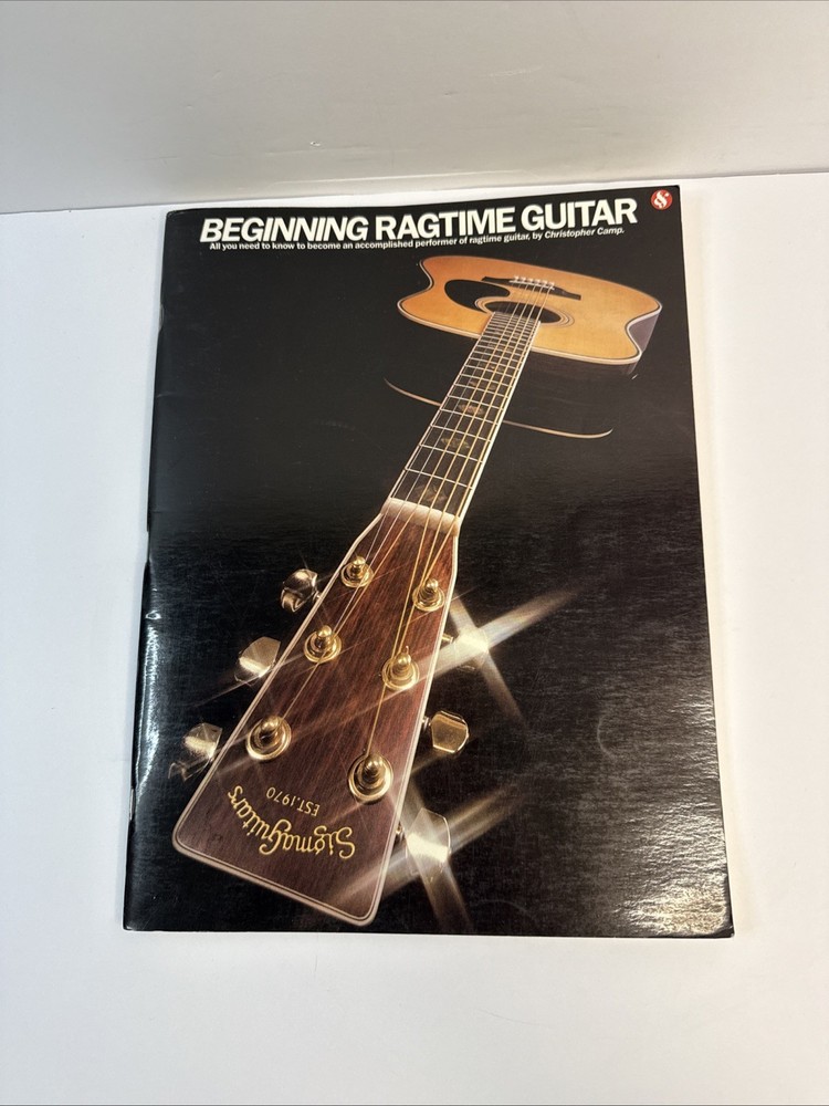 Beginning Ragtime Guitar Paperback Book By Christopher Camp Amsco Publications
