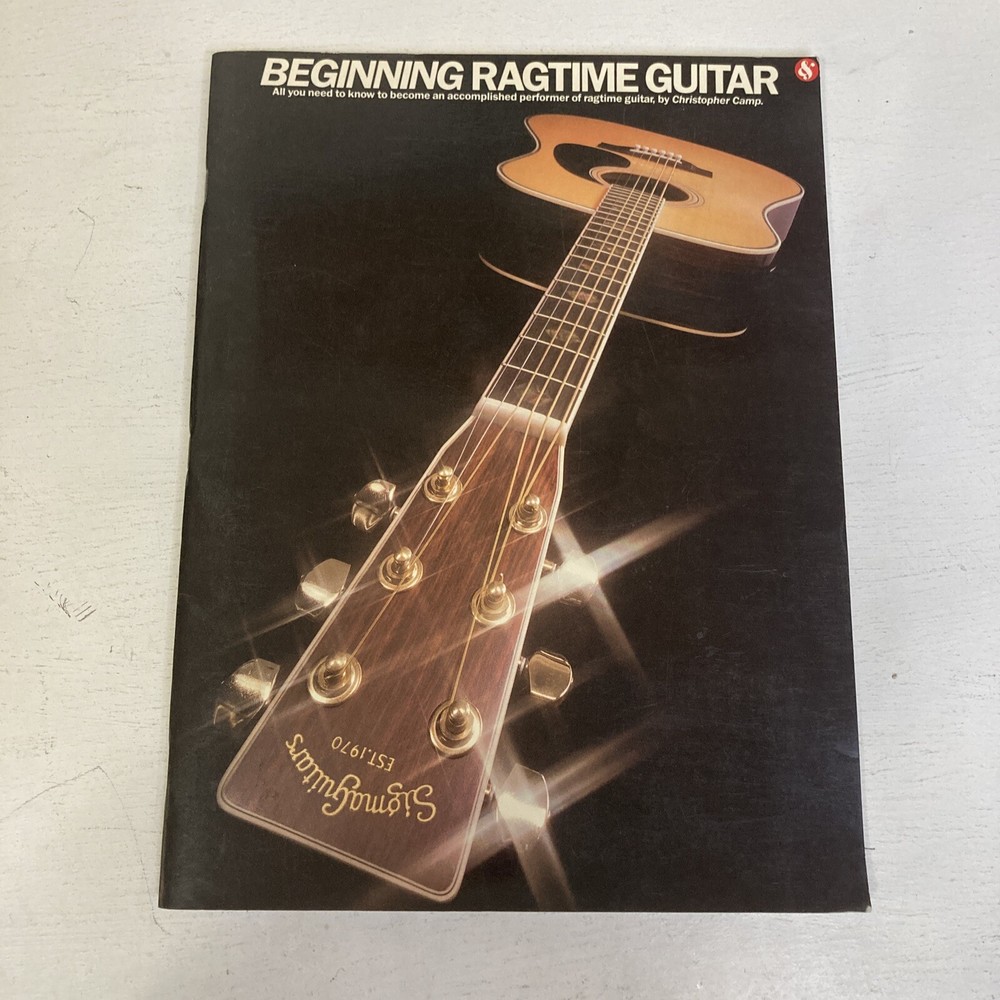 Beginning Ragtime Guitar Paperback Book By Christopher Camp Amsco Publications