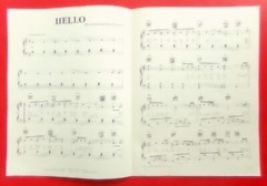 Hello Sheet Music Lionel Richie Piano 1983 Cherry Lane Vintage Ballad USA SELLER