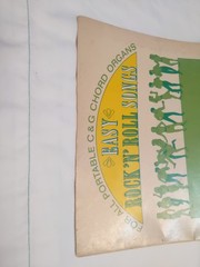 Easy Rock N Roll Songs for All Portable C & G Chord Organs 1967 Vintage See Pics
