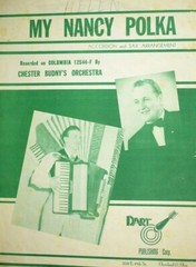 1952 My Nancy Polka, Chester Budny&rsquo;s Orchestra, Dart Vintage Sheet Music