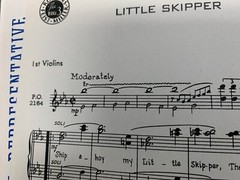 1939 Sheet Music « Little Skipper » By Nick & Charles Kenny Multiple Instruments
