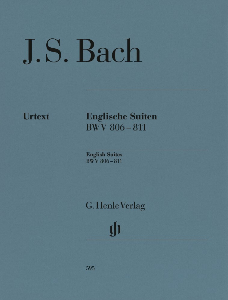 Bach English Suites BWV 806-811 Sheet Music for Piano Solo Book NEW 051480595