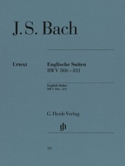 Bach English Suites BWV 806-811 Sheet Music for Piano Solo Book NEW 051480595