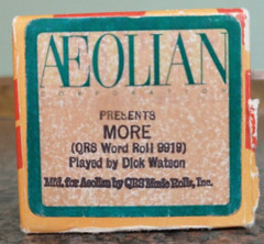 AEOLIAN QRS Word Player Piano Rolls PICK FROM LIST – ASSORTED TITLES ALL TESTED