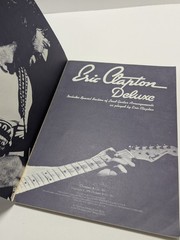 Eric Clapton Deluxe Guitar Piano Music Book (Chappell, 1978) Vintage Very Good