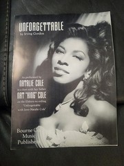 Unforgettable by Irving Gordon1991 Sheet Music performance Nat King/Natalie Cole