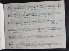 24-page Vintage 1973 Wurlitzer Touch Tunes Show Tunes Sheet Music Book
