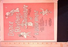 Dance Rhythms In Miniature, N. Louise Wright, 1927 Vintage Sheet Music