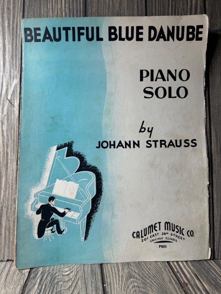 Beautiful Blue Danube Piano Solo Sheet Music By Johann Strauss