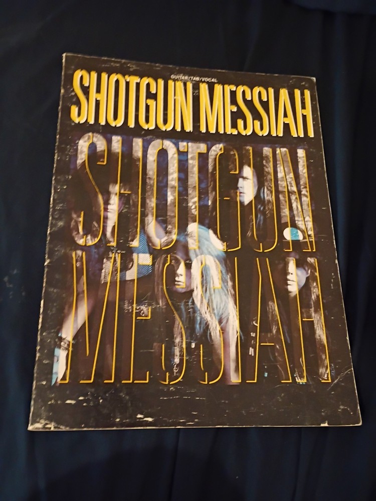 Shotgun Messiah Self-titled Guitar Tab Book With Poster