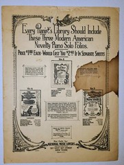 1924 Blue Danube Strauss Piano Sheet Music National Music Love Antique
