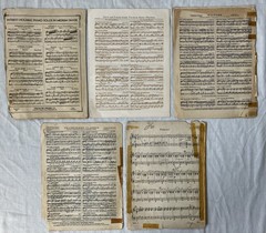 Lot of 41 Vintage/Antique Sheet Music for PIANO – WALTZES (1890s-1940s)