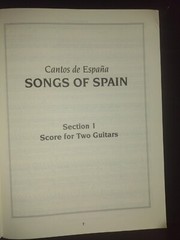 The Newman & Oltman Guitar Duo Songbook Songs Of Spain Classical Excellent Cond