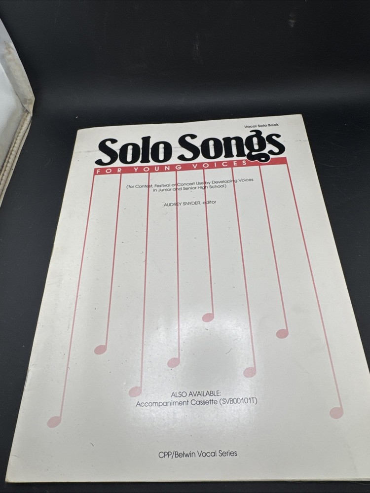 Solo Songs for Young Voices vocal solo book edited by Audrey Snyder