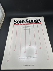 Solo Songs for Young Voices vocal solo book edited by Audrey Snyder