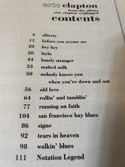 Eric Clapton Songbook from Unplugged-new&rsquo;old stock&rsquo;1992 Hal Leonard pub.