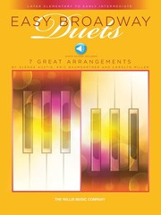 Easy Broadway Duets for 1 Piano 4 Hands Sheet Music NFMC 2020-2024 Book & Audio