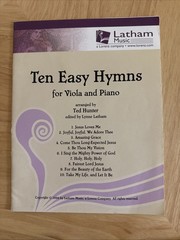 Ten Easy Hymns Latham Music A Lorenz Company Viola & Piano Sheet Music