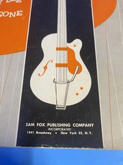 1961 RONNY LEE – PAT MASONE ROCK N ROLL GUITAR BOOK SHEET MUSIC 55 PAGES