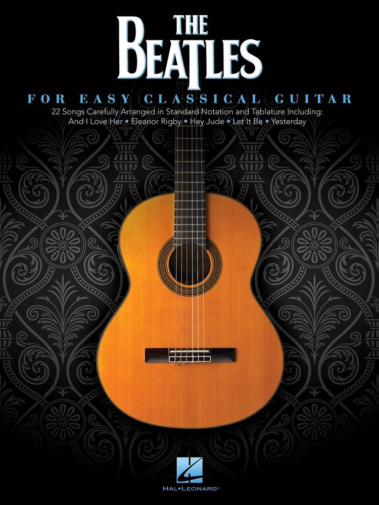 The Beatles for Easy Classical Guitar Tab Solo Sheet Music 22 Pop Songs Book