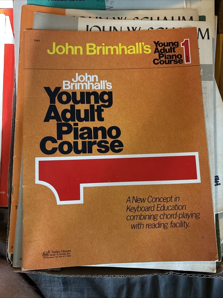 Piano – Brimhall Young Adult Piano Course #1 – Charles Hansen Music 1974