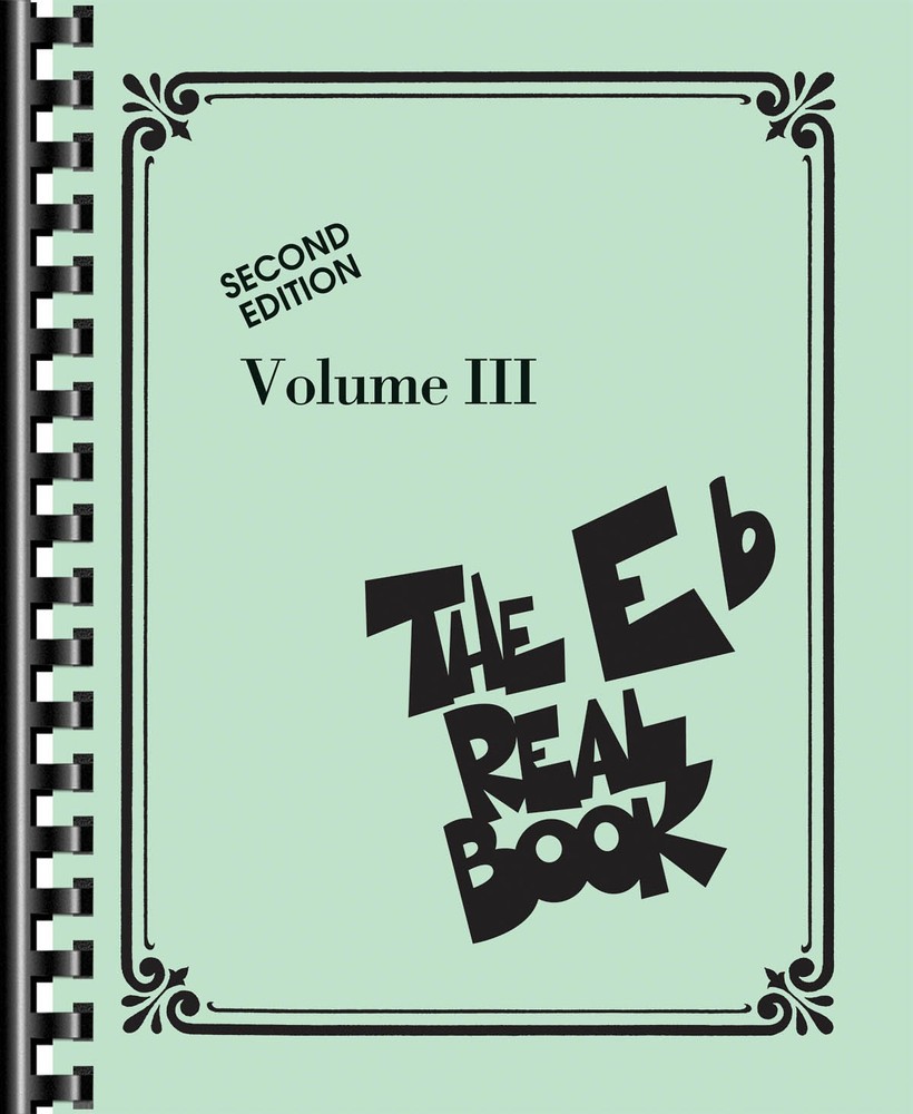 The Real Book Volume 3 2nd Edition for Eb Alto Sax Horn Fake Jazz Sheet Music