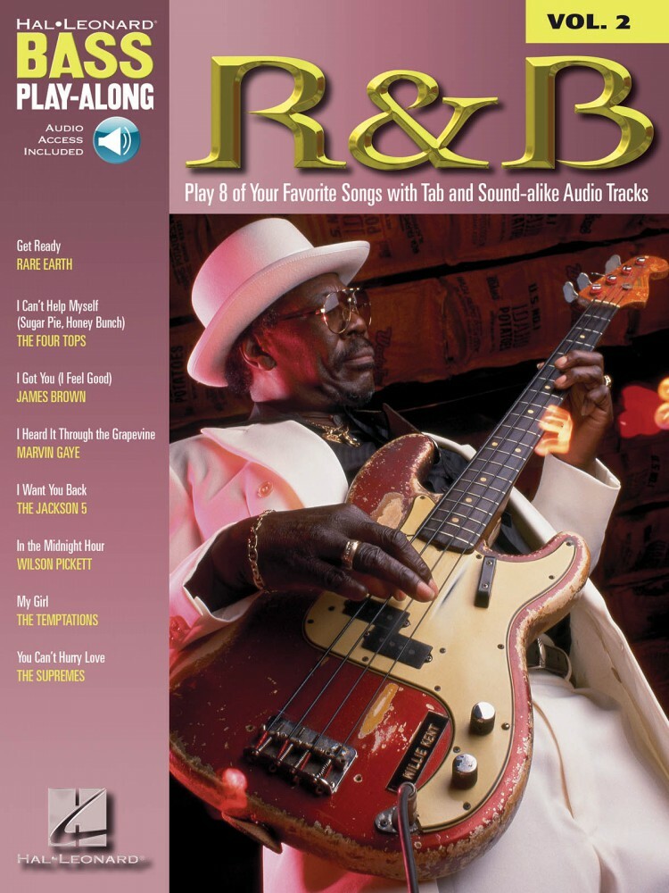 R&B Sheet Music Bass Play-Along Book and Audio NEW 000699675