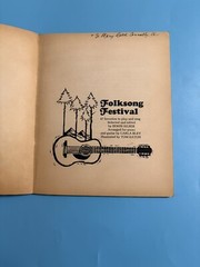 Folksong Festival 47 Favorites to Play and SingTJ932 Third Printing 1968