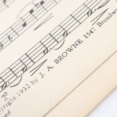 Merry Widow Orchestra Parts Sheet Music Scores Multiple Parts 1932 JA Browne